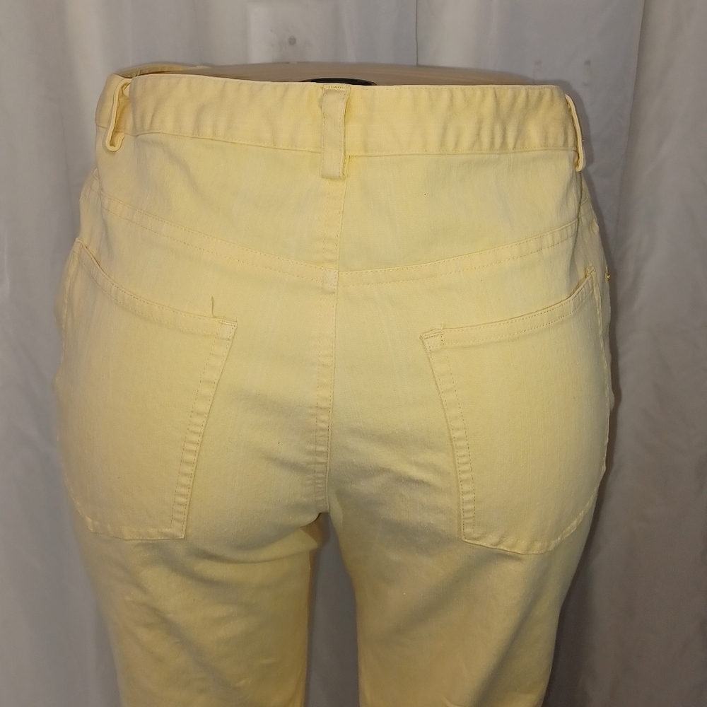 PATCHINGTON SIZE 10 Yellow Embroidered Flare Pants - Picture 5 of 12